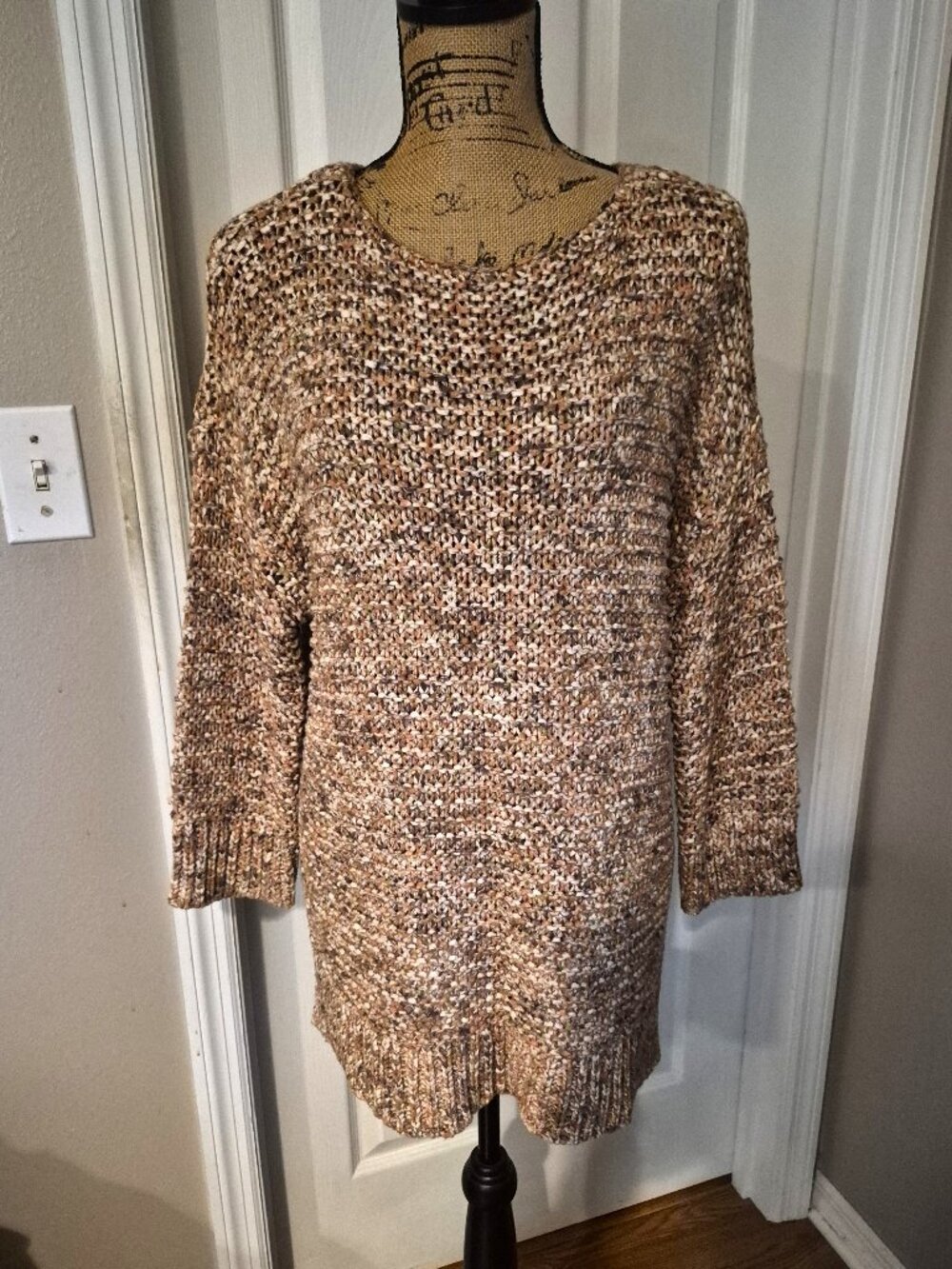 Chico's Oversize Cable Knit Sweater